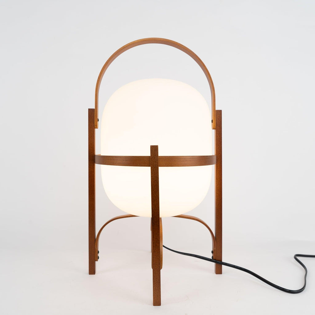 Glass Lantern Portable Table Light Lighting Lobby