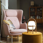 Glass Lantern Portable Table Light Lighting Lobby
