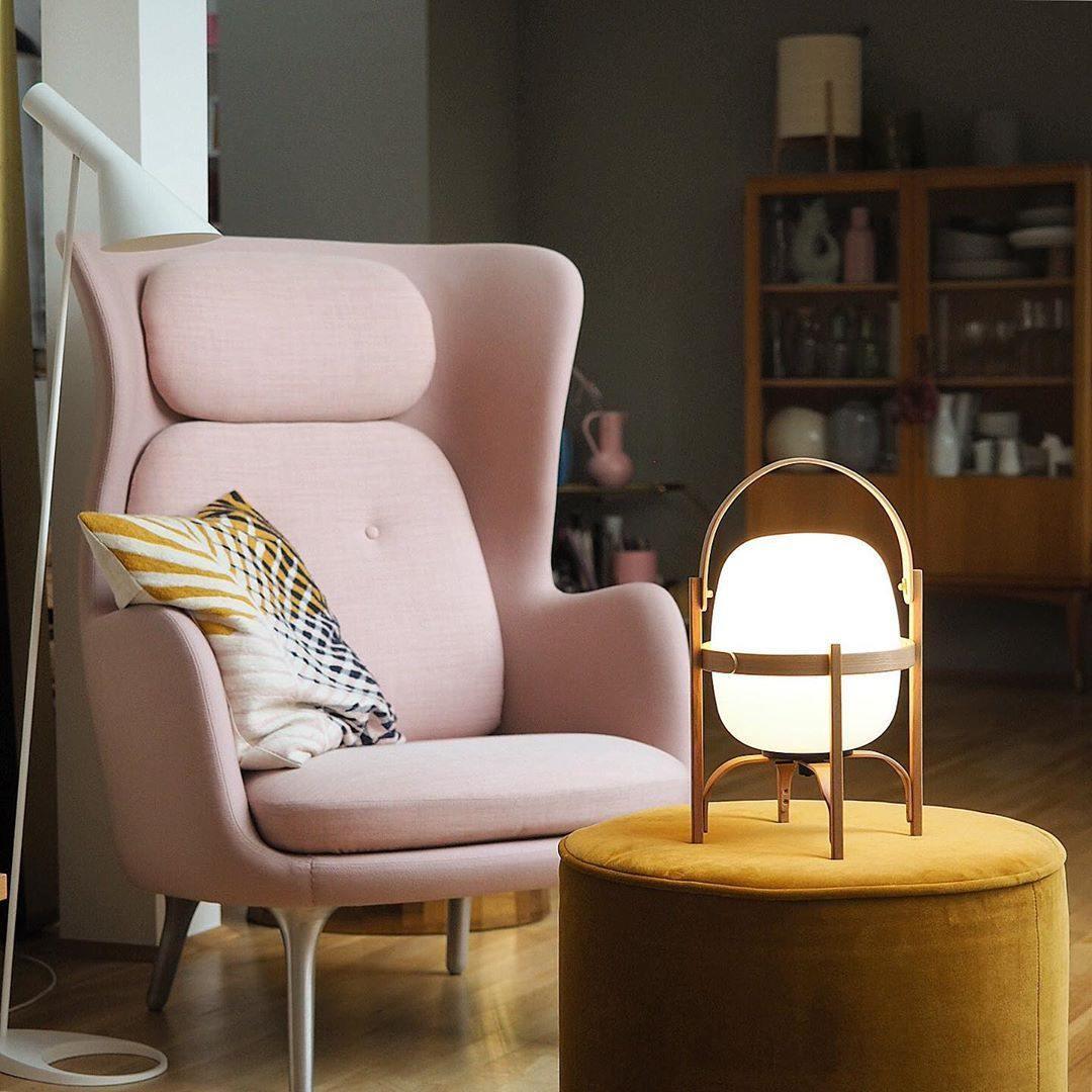 Glass Lantern Portable Table Light Lighting Lobby