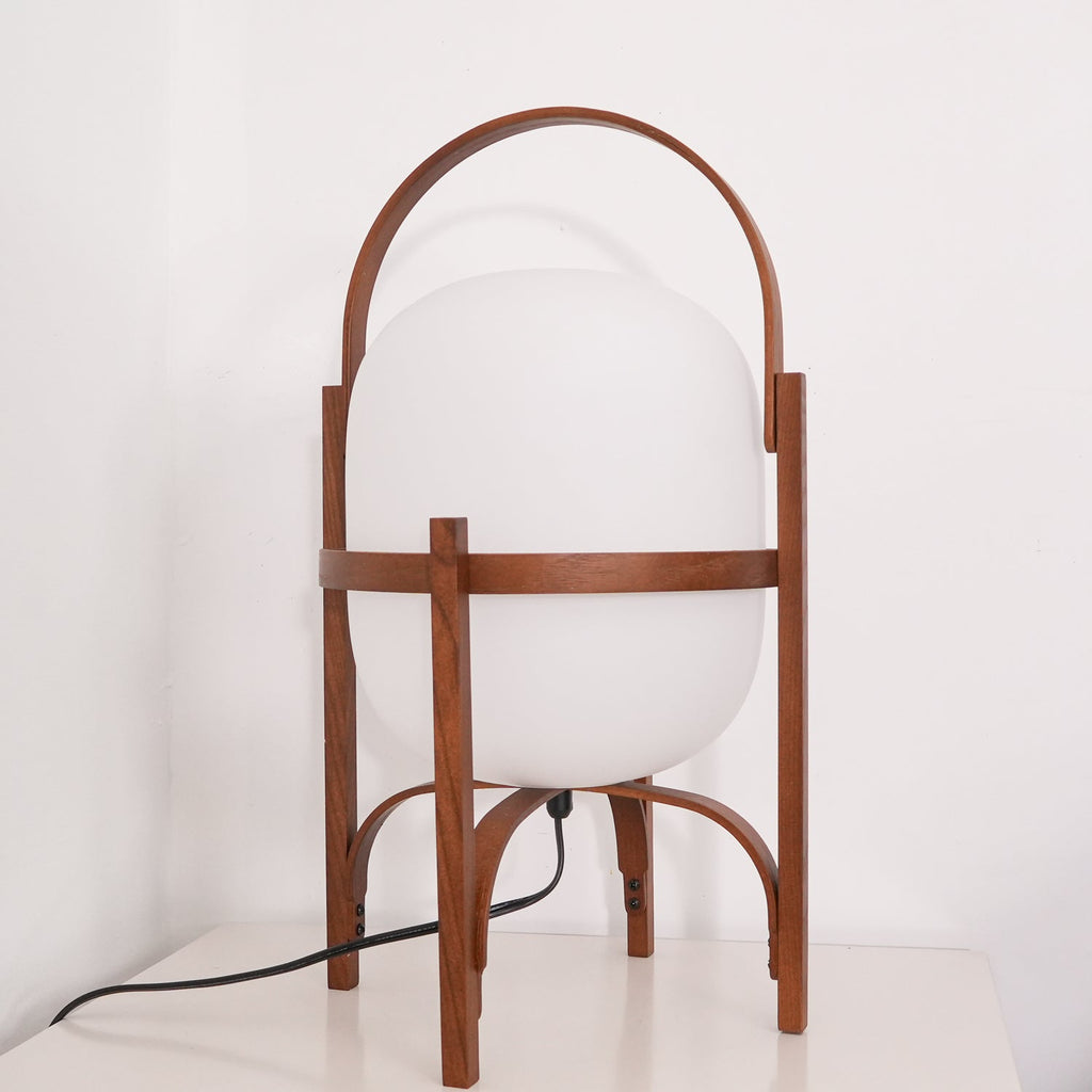 Glass Lantern Portable Table Light Lighting Lobby