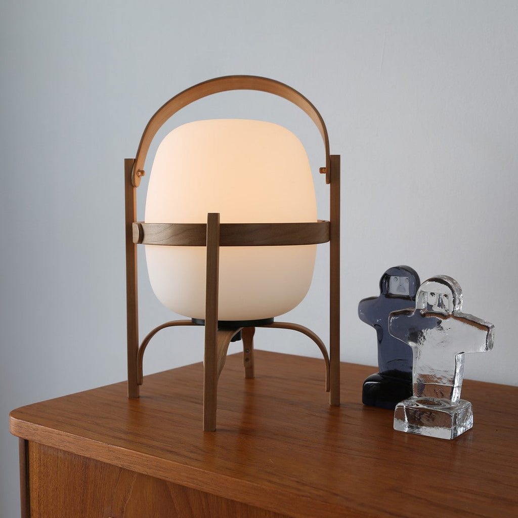 Glass Lantern Portable Table Light Lighting Lobby