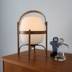Glass Lantern Portable Table Light Lighting Lobby