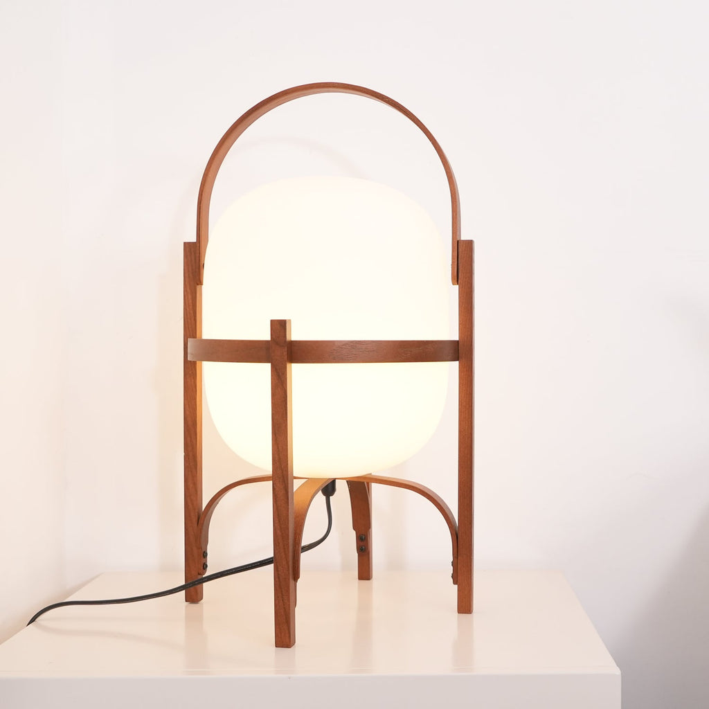 Glass Lantern Portable Table Light Lighting Lobby