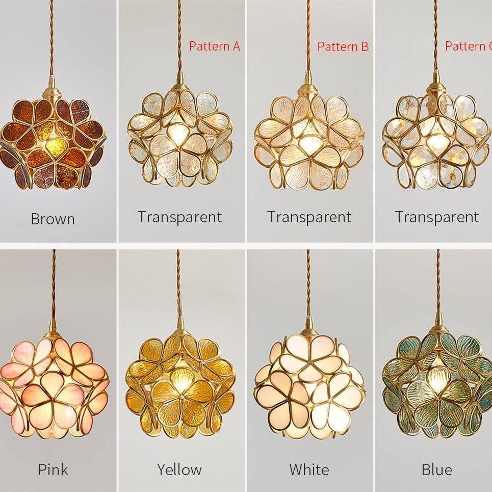 Glass Petal Ceiling Fixture Lighting Lobby