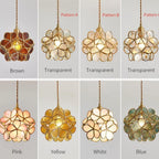 Glass Petal Ceiling Fixture Lighting Lobby