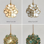 Glass Petal Ceiling Fixture Lighting Lobby