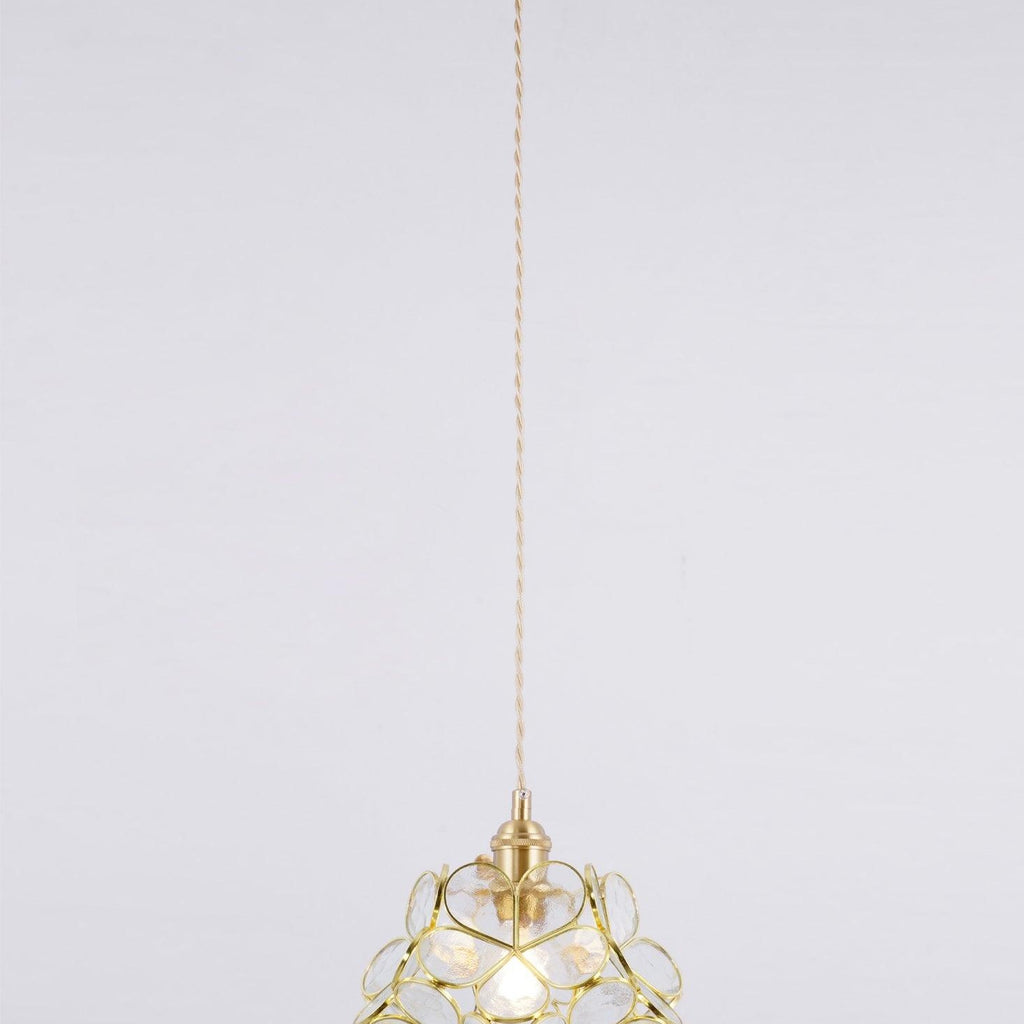 Glass Petal Ceiling Fixture Lighting Lobby