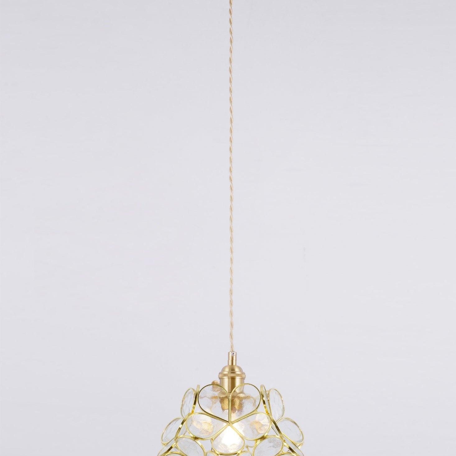 Glass Petal Ceiling Fixture Lighting Lobby