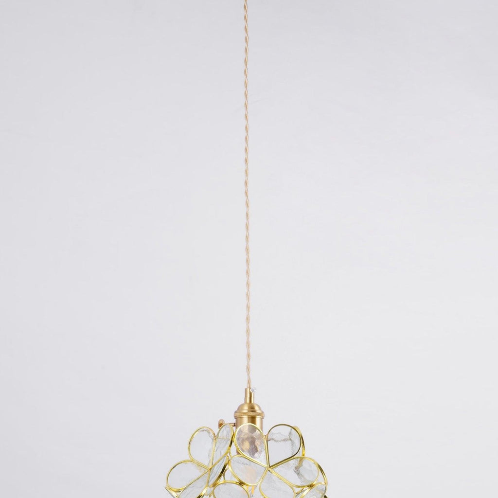 Glass Petal Ceiling Fixture Lighting Lobby