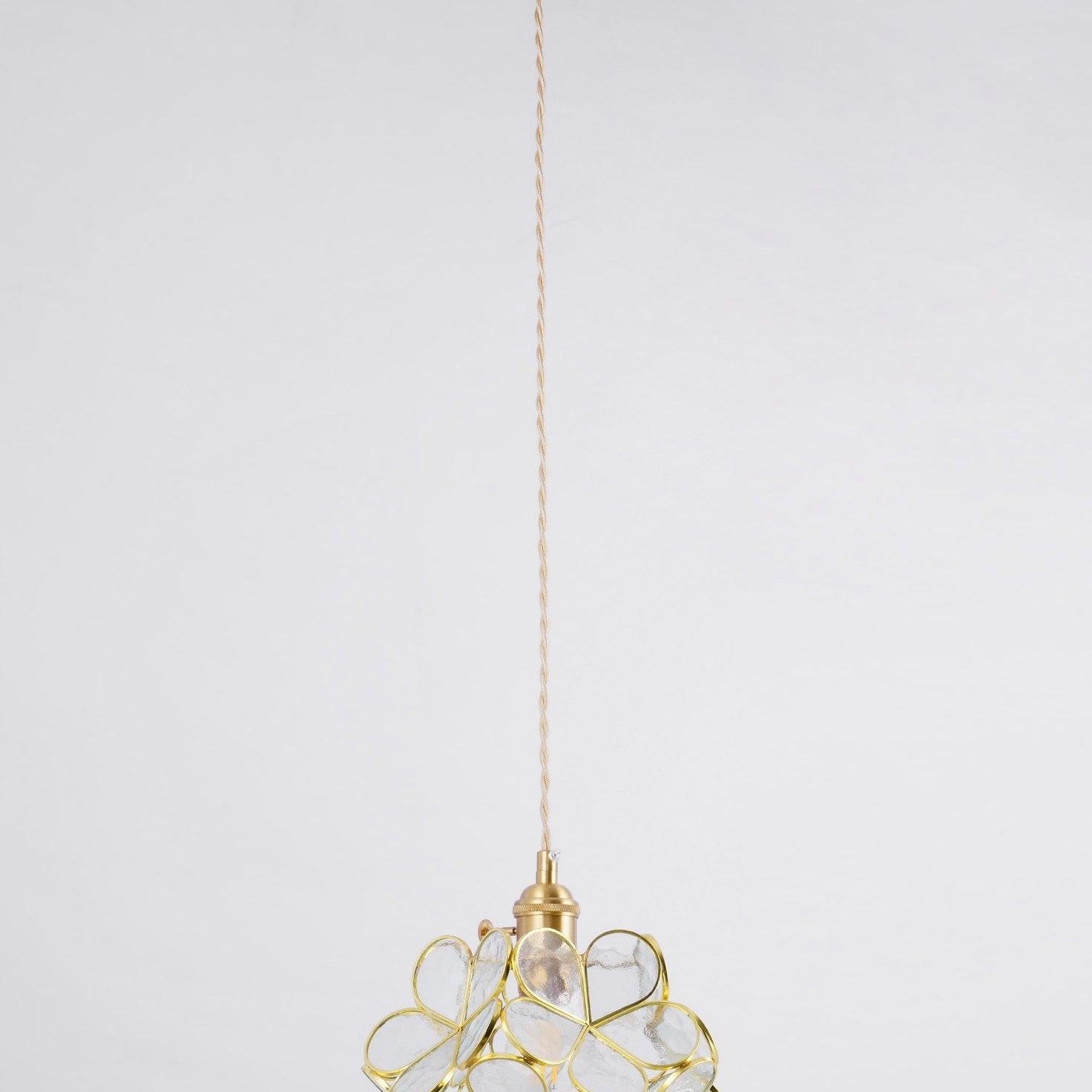 Glass Petal Ceiling Fixture Lighting Lobby