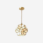Glass Petal Ceiling Fixture Lighting Lobby