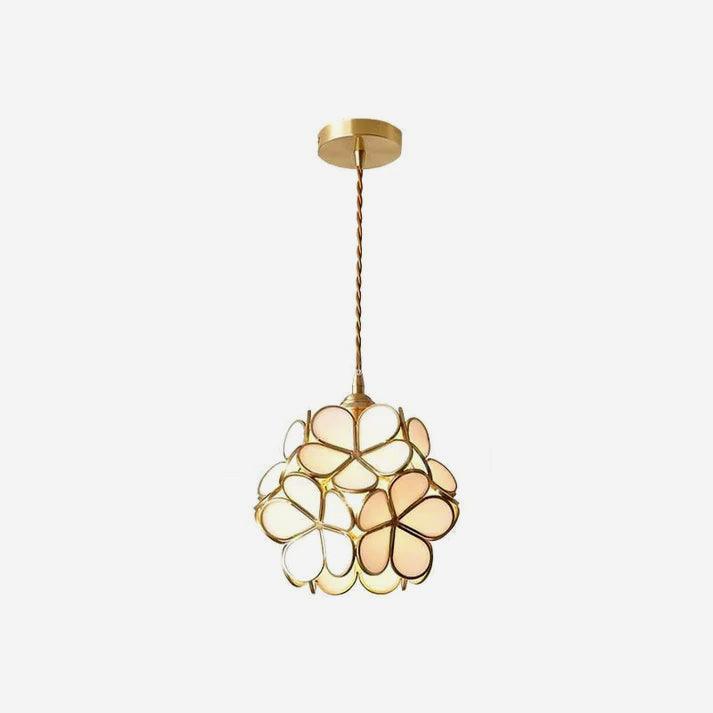 Glass Petal Ceiling Fixture Lighting Lobby