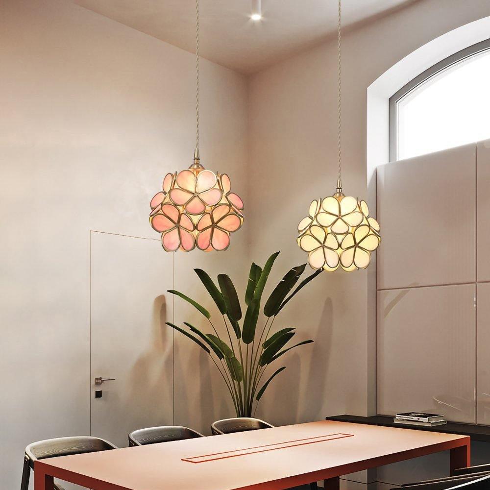 Glass Petal Ceiling Fixture Lighting Lobby