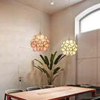 Glass Petal Ceiling Fixture Lighting Lobby