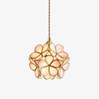 Glass Petal Ceiling Fixture Lighting Lobby