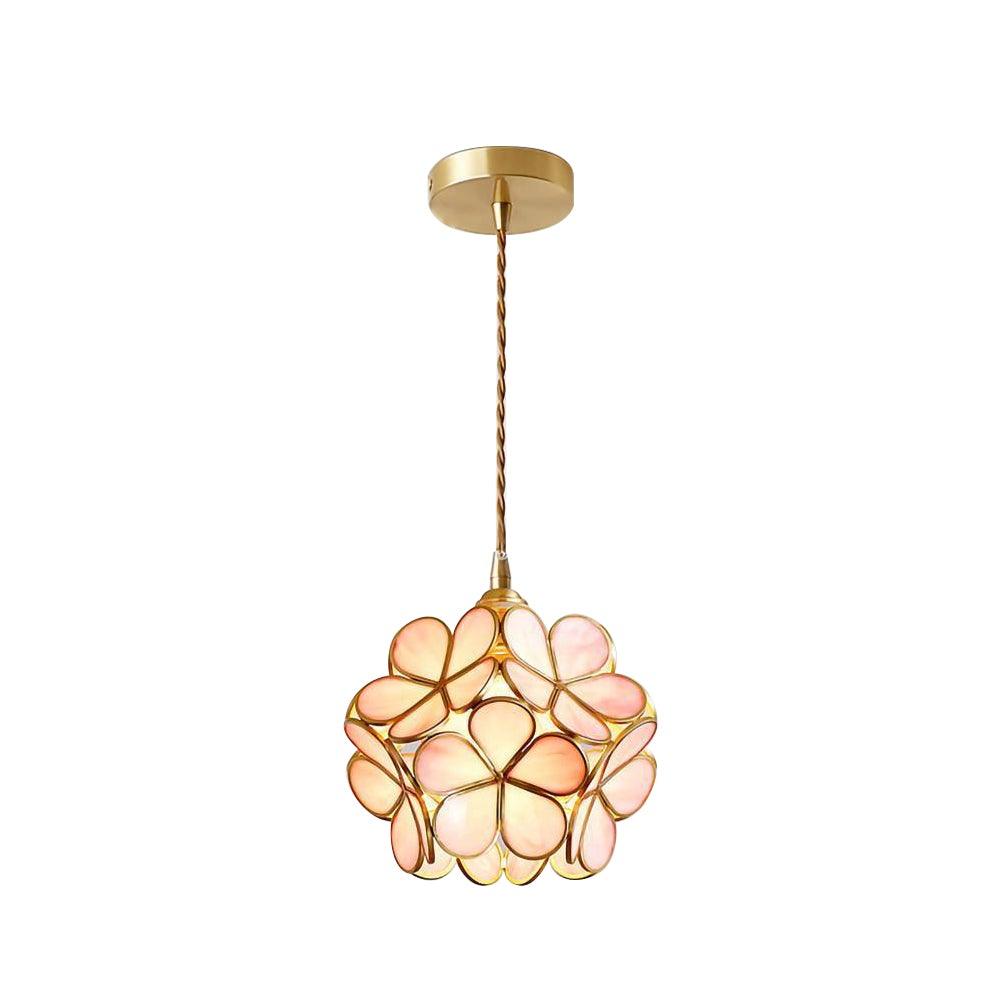 Glass Petal Ceiling Fixture Lighting Lobby