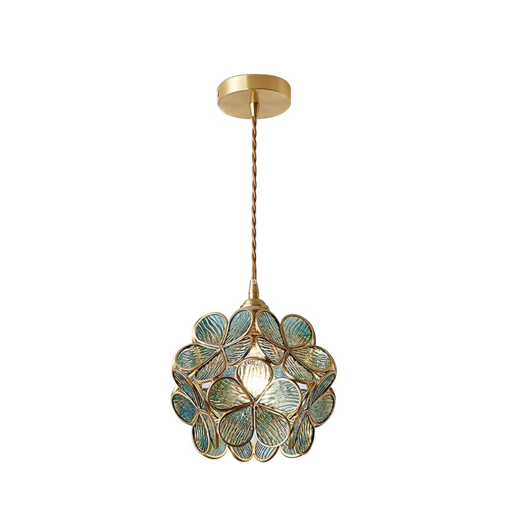 Glass Petal Ceiling Fixture Lighting Lobby