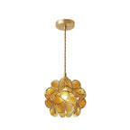 Glass Petal Ceiling Fixture Lighting Lobby