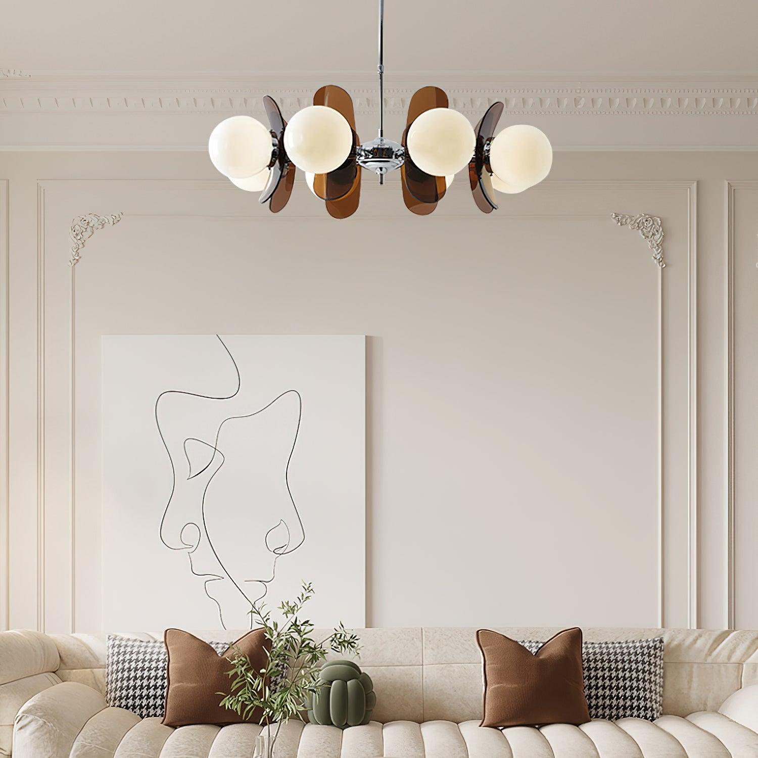 Glowing Ceiling Suspension Lighting Lobby