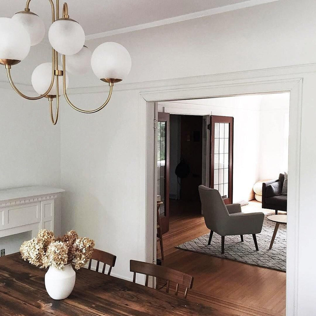 Gooseneck Ceiling Fixture Lighting Lobby