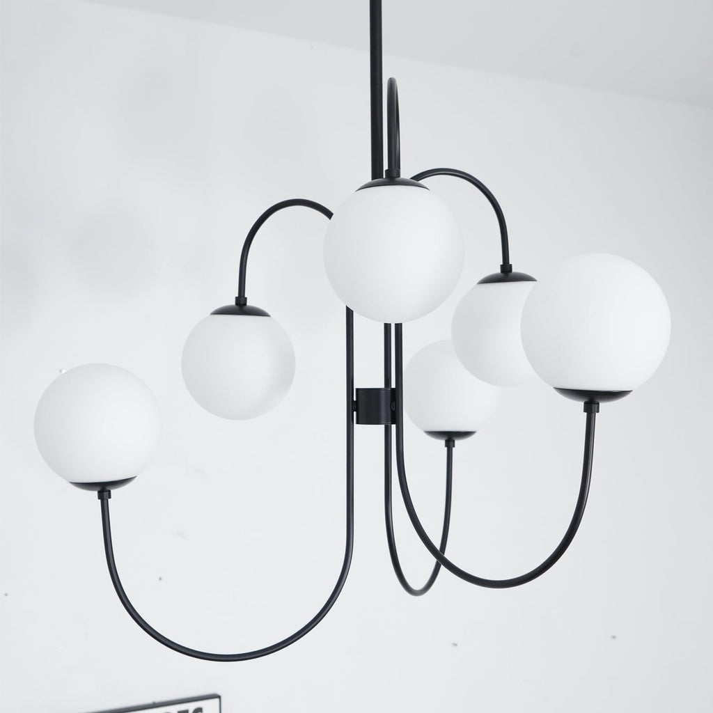 Gooseneck Ceiling Fixture Lighting Lobby
