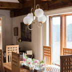 Gooseneck Ceiling Fixture Lighting Lobby