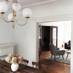 Gooseneck Ceiling Fixture Lighting Lobby