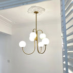 Gooseneck Ceiling Fixture Lighting Lobby