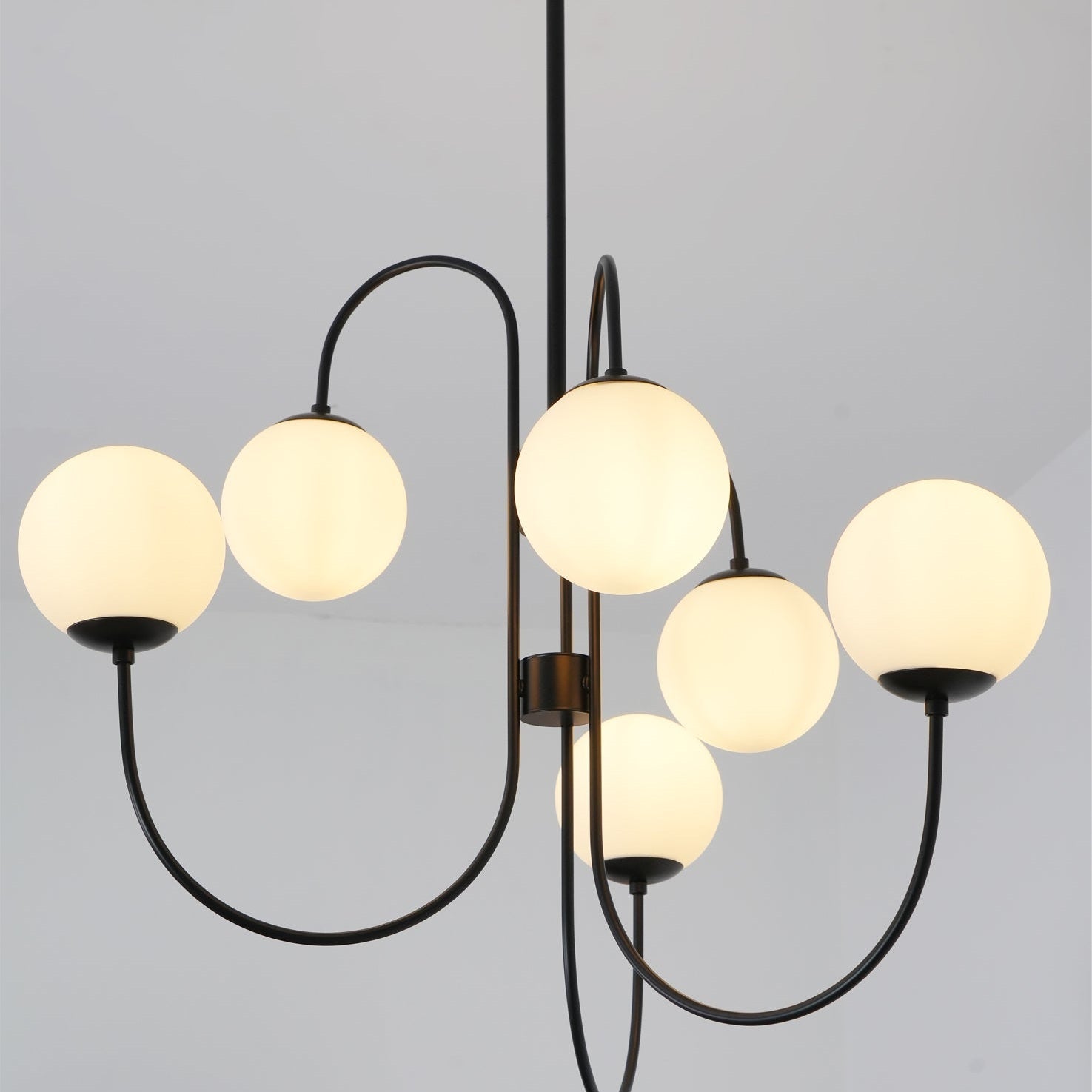 Gooseneck Ceiling Fixture Lighting Lobby