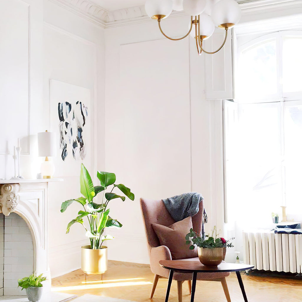 Gooseneck Ceiling Fixture Lighting Lobby