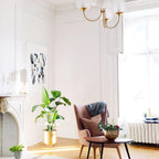 Gooseneck Ceiling Fixture Lighting Lobby