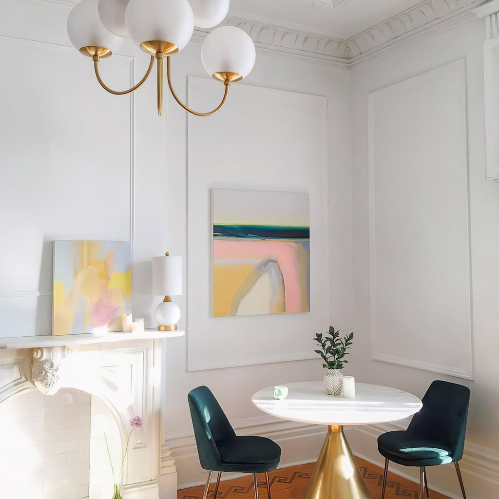 Gooseneck Ceiling Fixture Lighting Lobby