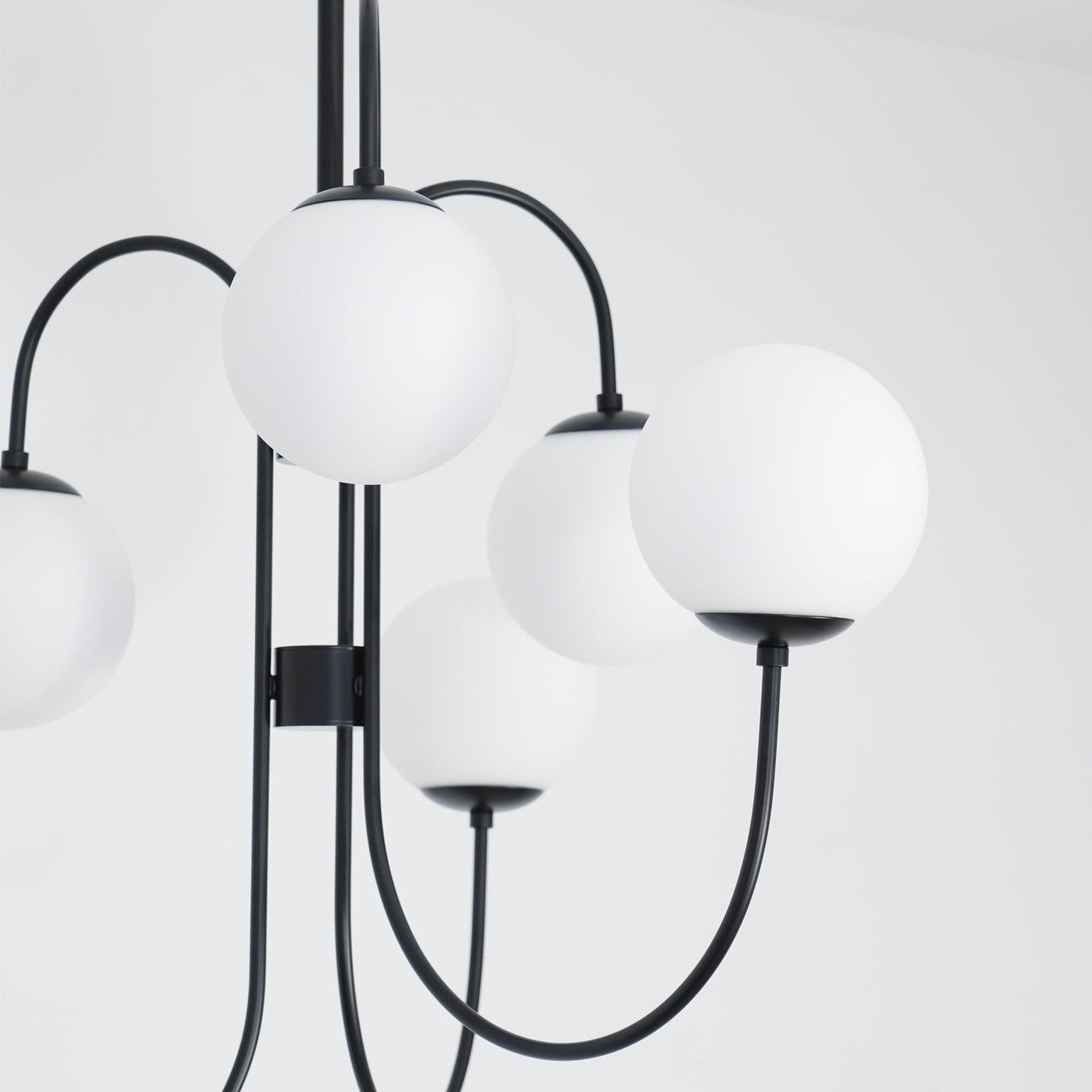 Gooseneck Ceiling Fixture Lighting Lobby