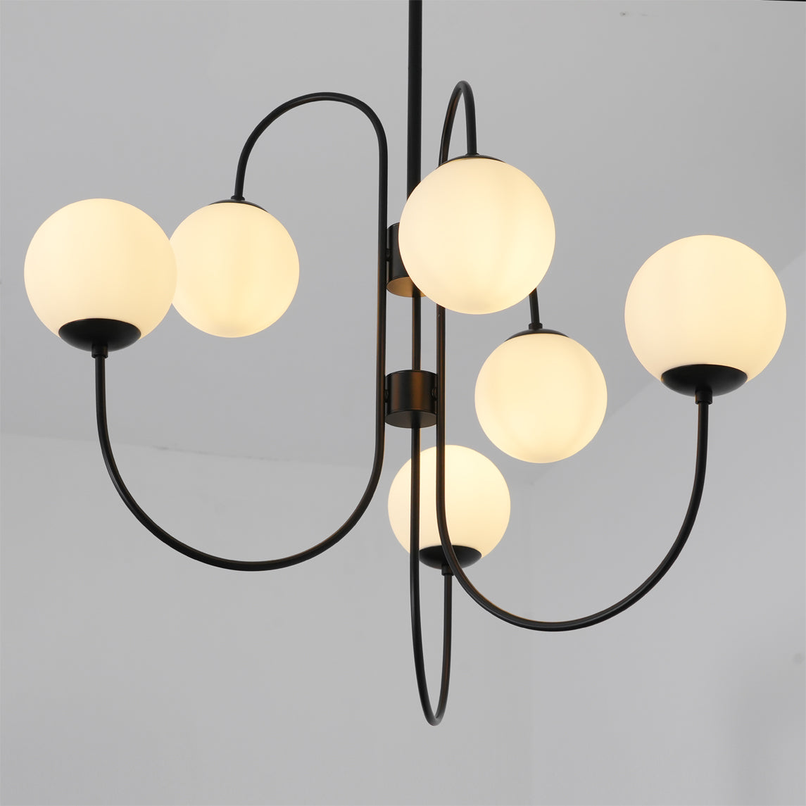 Gooseneck Ceiling Fixture Lighting Lobby