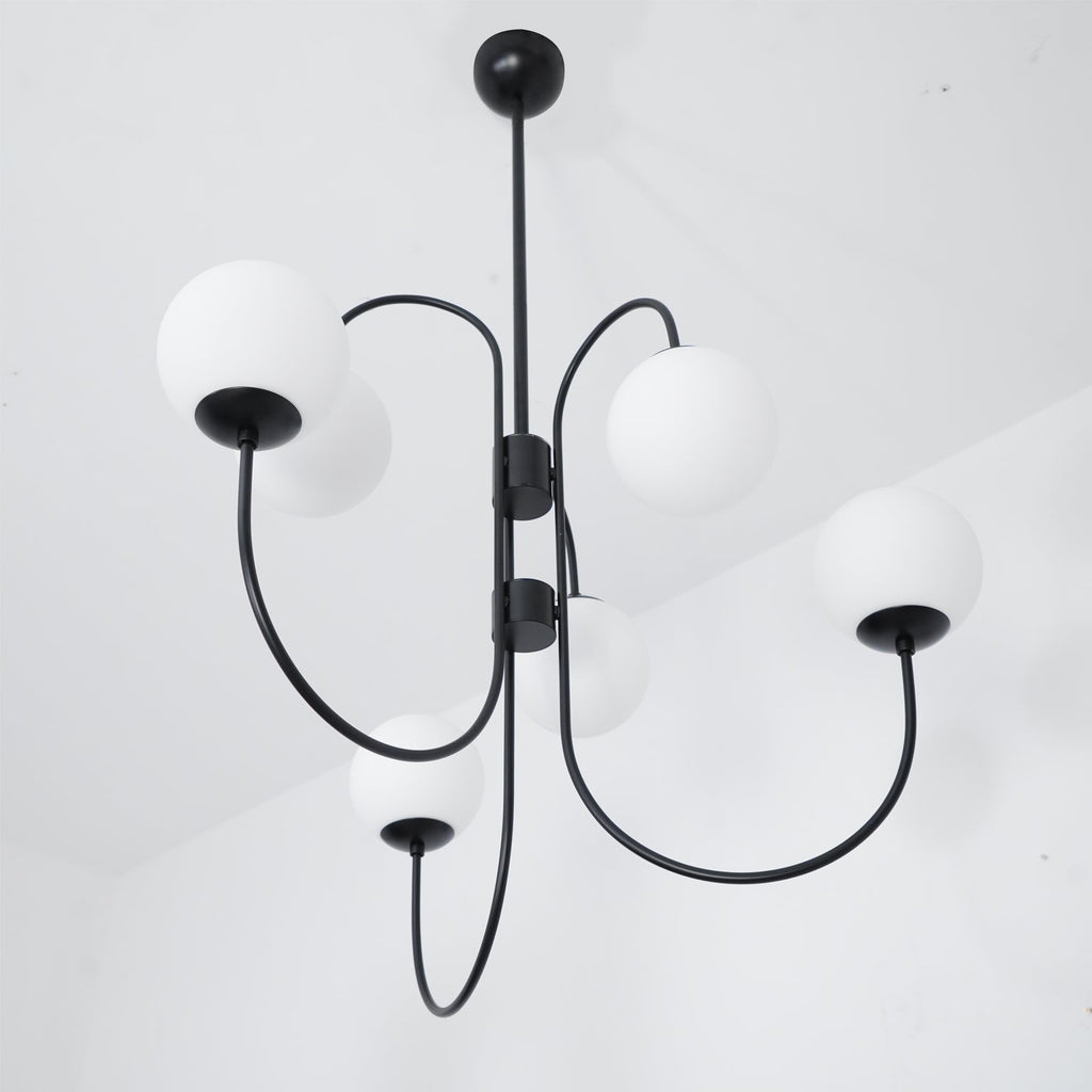 Gooseneck Ceiling Fixture Lighting Lobby