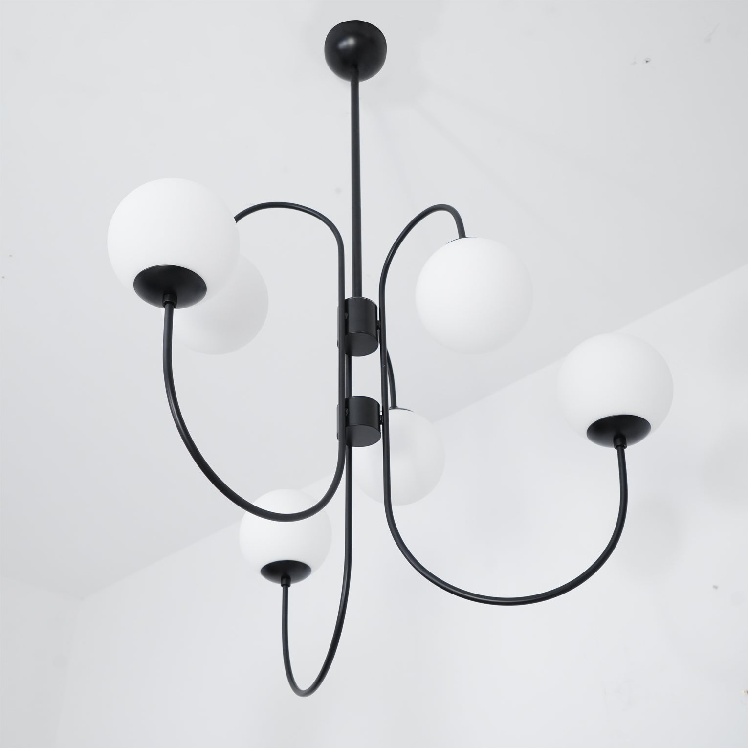 Gooseneck Ceiling Fixture Lighting Lobby