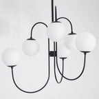 Gooseneck Ceiling Fixture Lighting Lobby