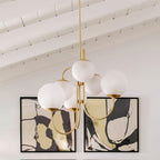Gooseneck Ceiling Fixture Lighting Lobby
