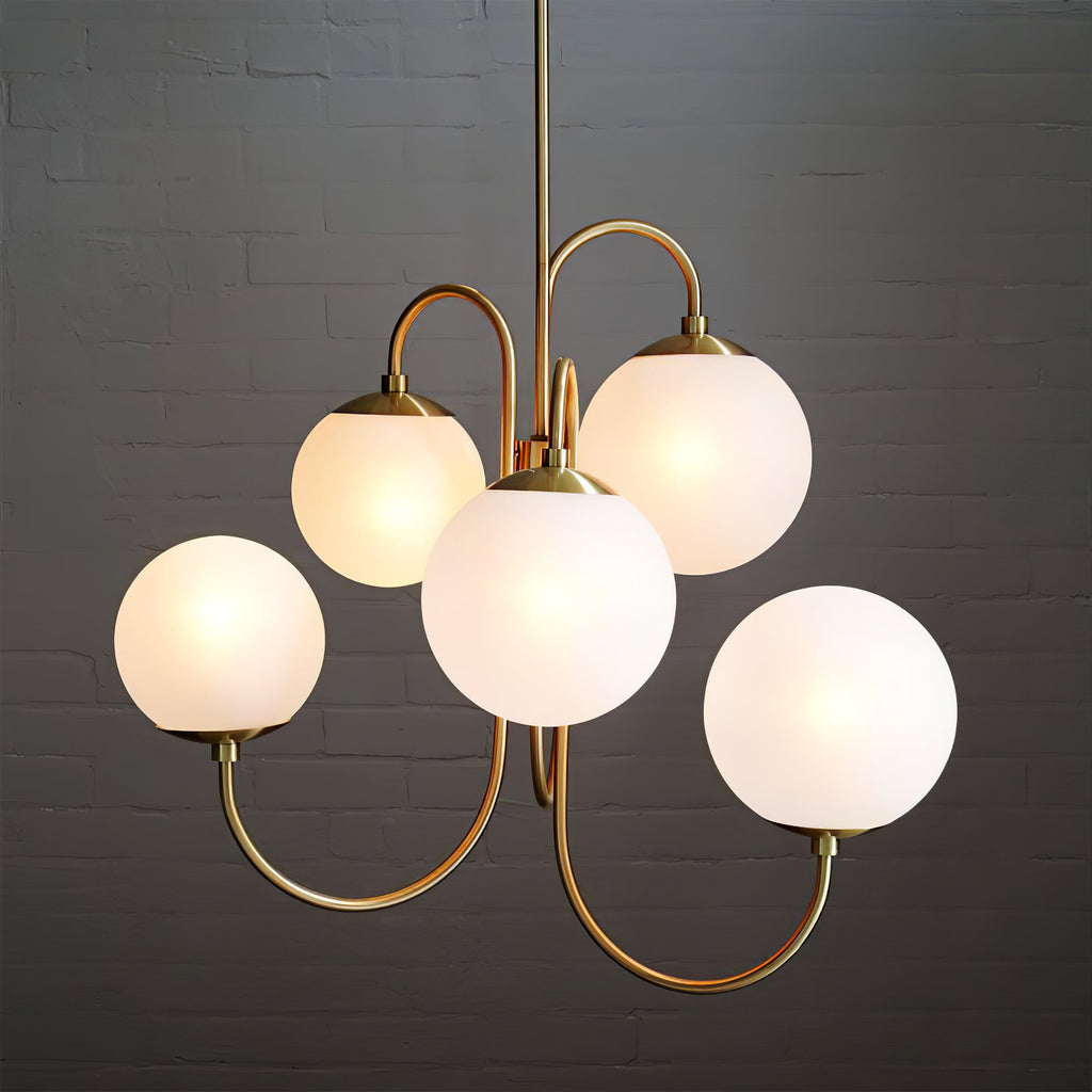 Gooseneck Ceiling Fixture Lighting Lobby