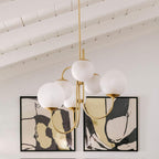 Gooseneck Ceiling Fixture Lighting Lobby