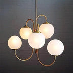 Gooseneck Ceiling Fixture Lighting Lobby