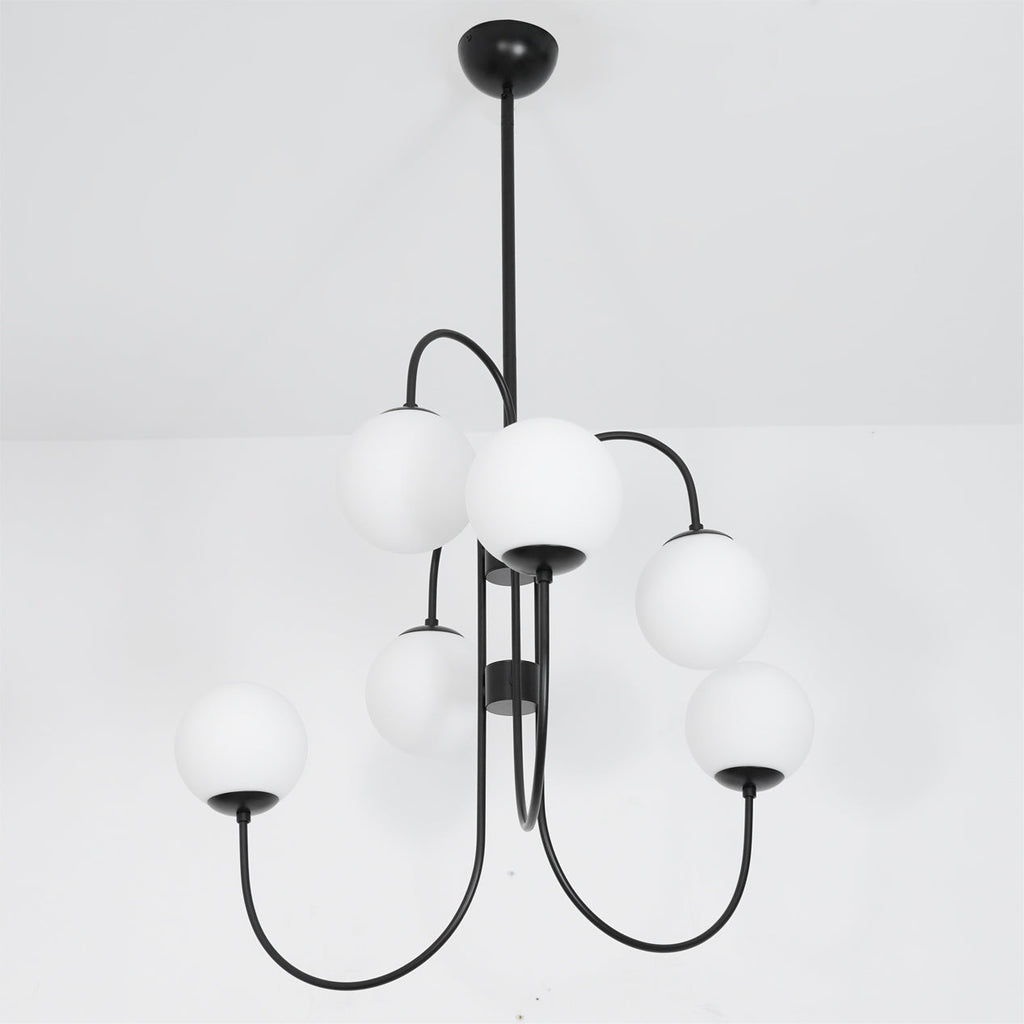 Gooseneck Ceiling Fixture Lighting Lobby