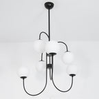 Gooseneck Ceiling Fixture Lighting Lobby