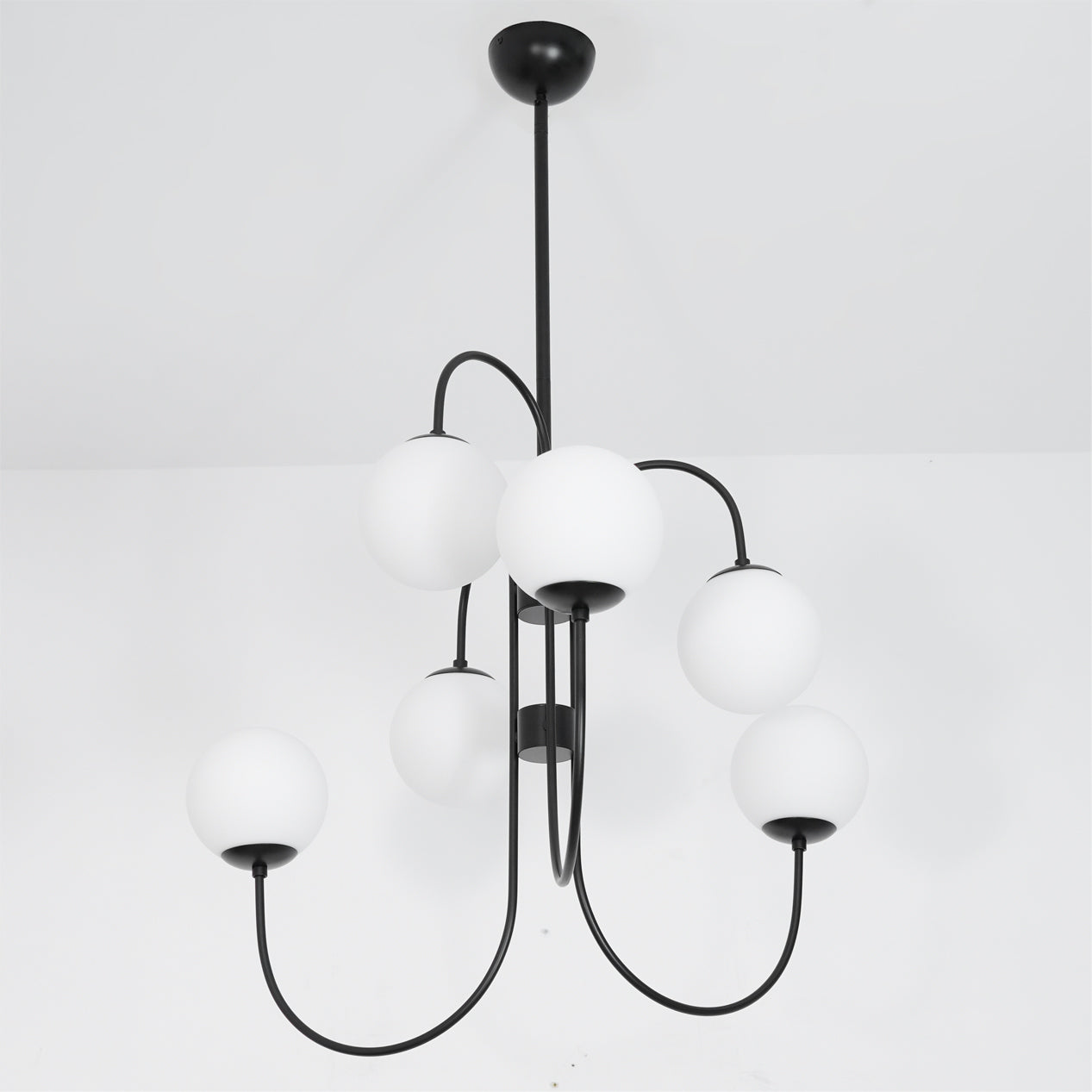 Gooseneck Ceiling Fixture Lighting Lobby