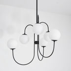 Gooseneck Ceiling Fixture Lighting Lobby