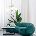 Gooseneck Ceiling Fixture Lighting Lobby