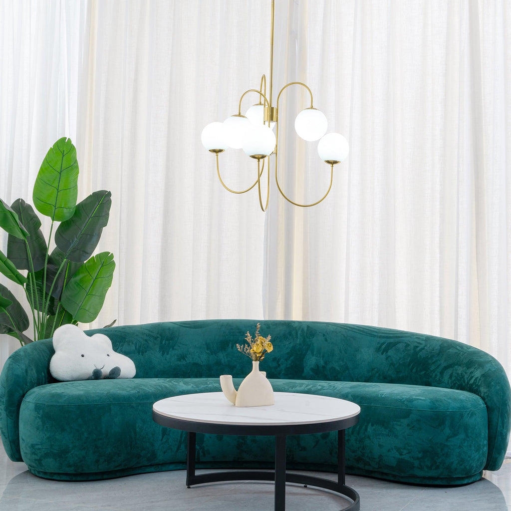 Gooseneck Ceiling Fixture Lighting Lobby
