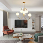 Gooseneck Ceiling Fixture Lighting Lobby