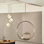 Half-Moon Ceiling Suspension Lighting Lobby