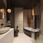 Half-Moon Ceiling Suspension Lighting Lobby